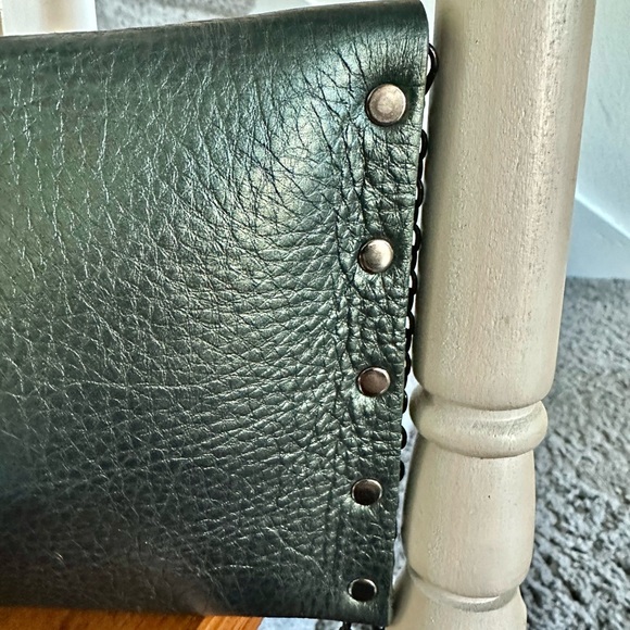 Floyd leather metallic make shoulder or clutch bag nwt - Picture 3 of 8